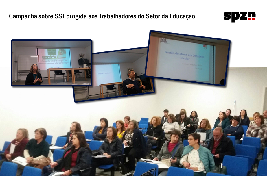 Campanha sobre SST dirigida aos Trabalhadores do Setor da Educação promovida pela União geral de Trabalhadores – UGT