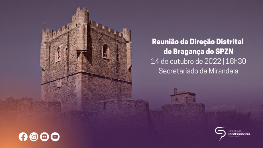 Reunião da Direção Distrital de Bragança