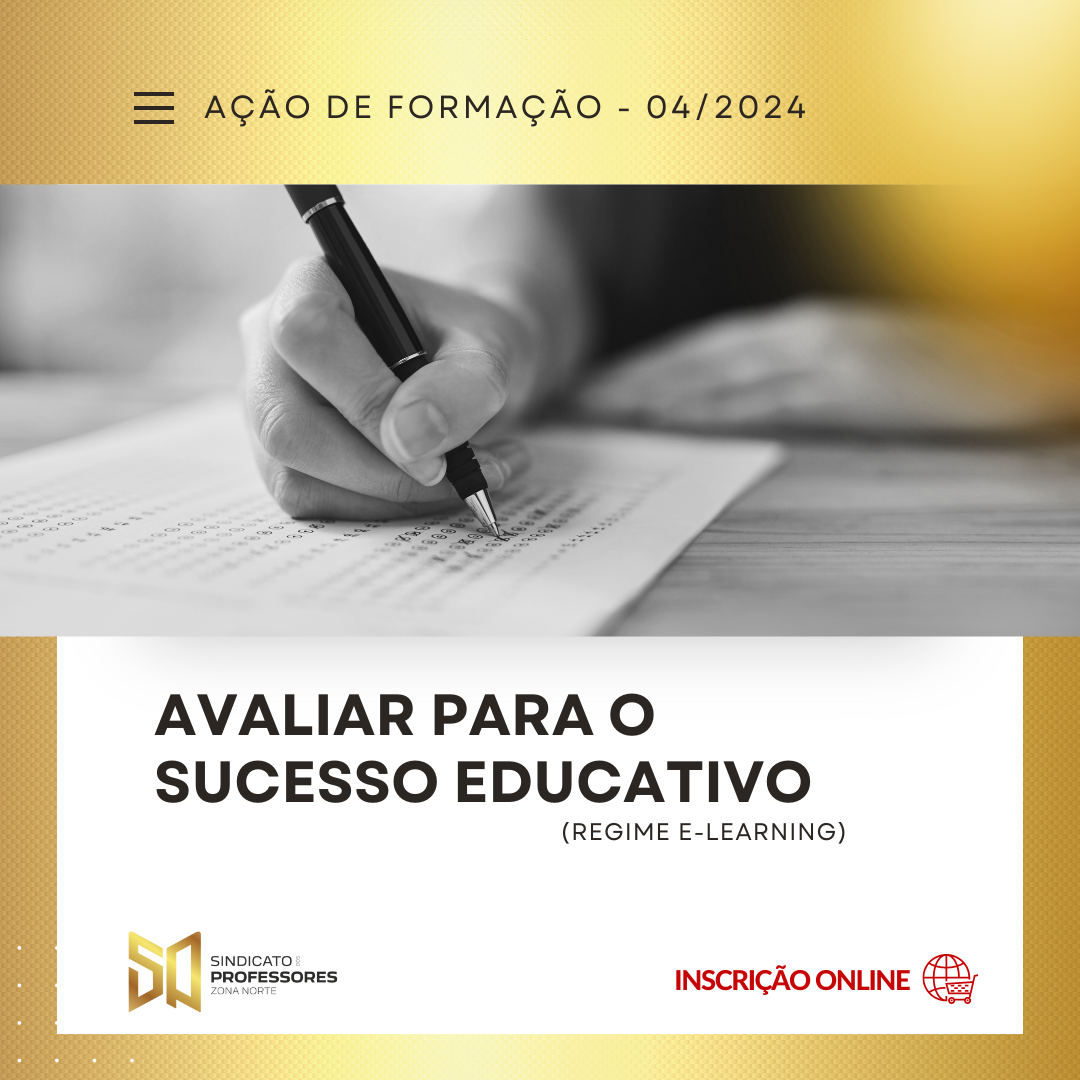 25 – AVALIAR PARA O SUCESSO EDUCATIVO - Turma 2 (Regime E-learning)