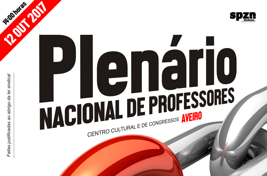 Plenário Nacional de Professores - Aveiro, 12 outubro 2017