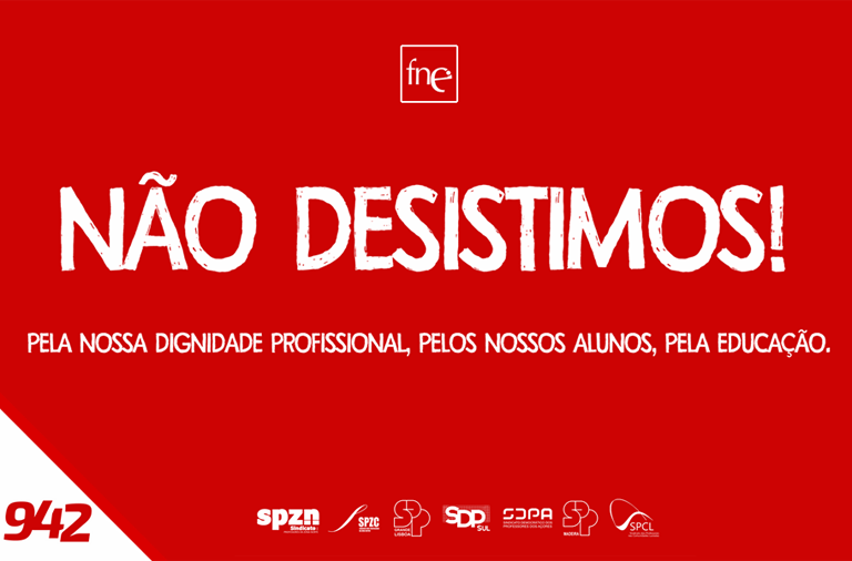FNE lança campanha de afirmação da exigência do reconhecimento do trabalho dos docentes portugueses