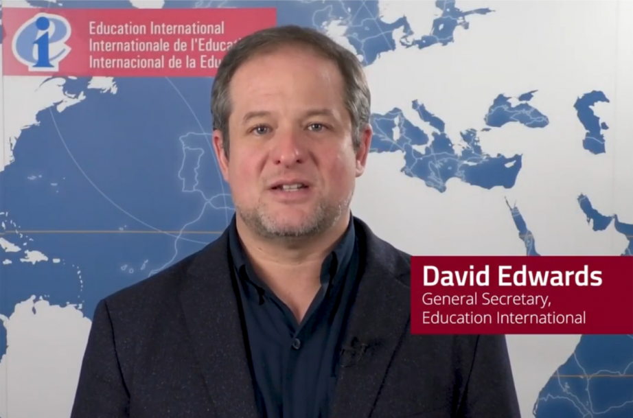 Mensagem da Internacional da Educação