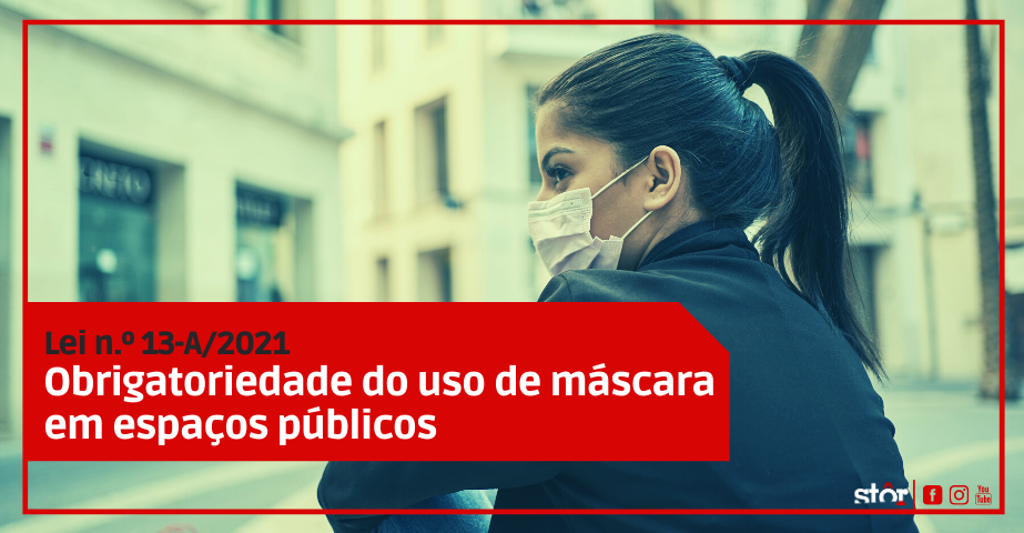 Obrigatoriedade do uso de máscara em espaços públicos