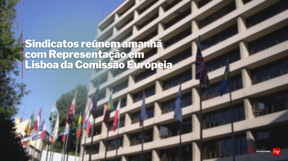 Organizações sindicais de docentes reúnem dia 22 (15:00 horas) com Representação em Lisboa da Comissão Europeia
