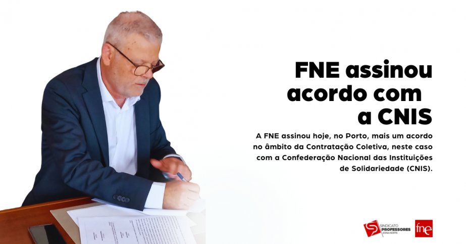 FNE assinou acordo com CNIS