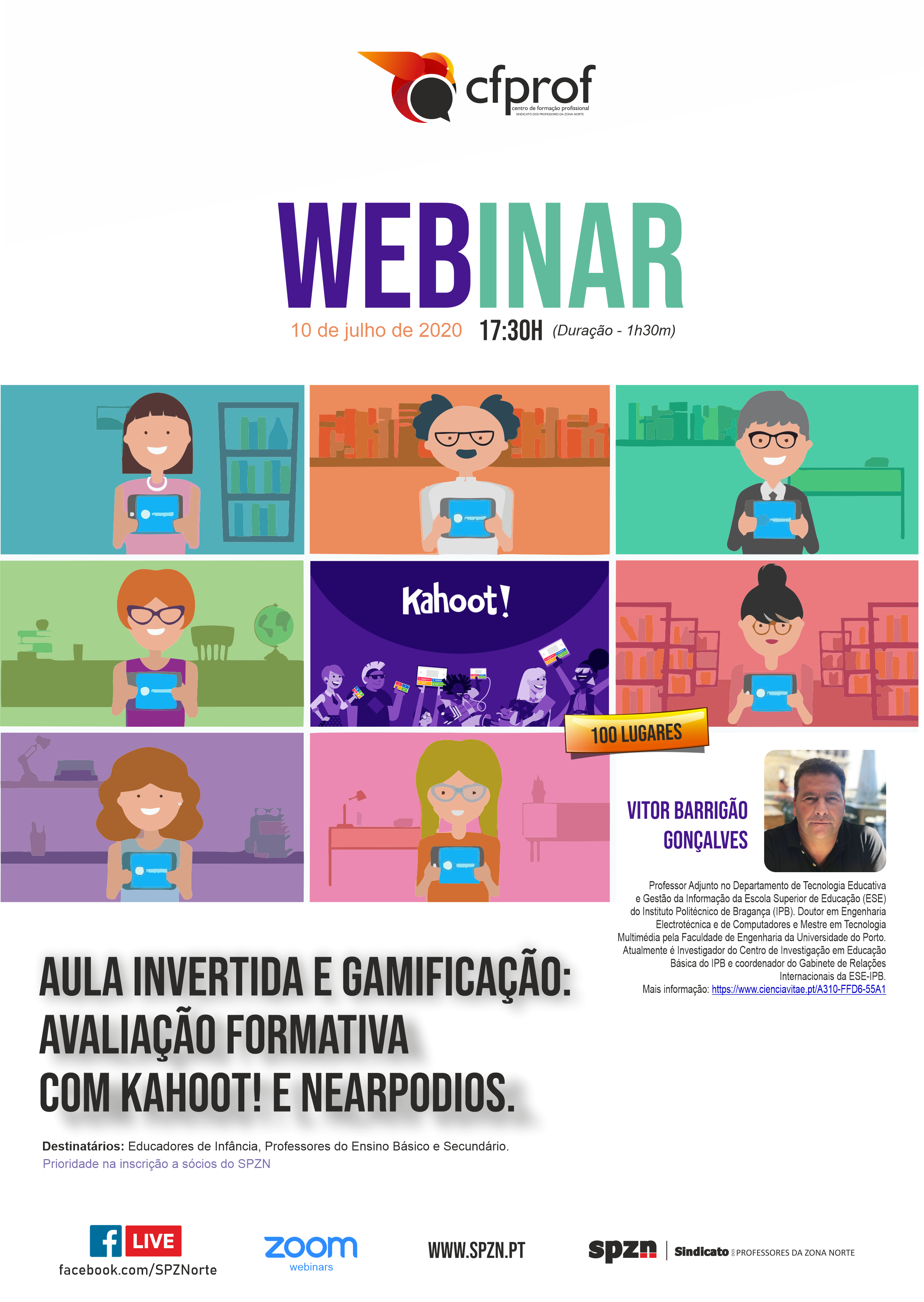 Aula invertida e gamificação avaliação formativa com kahoot! e nearpod